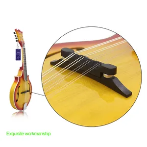 Pont de mandoline en bois de palissandre à prix de gros, pièces de mandoline, hauteur réglable, pont inférieur en bois technique pour mandoline - Product Image 6
