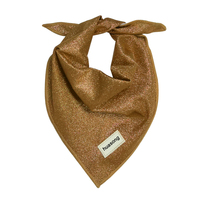 Ensemble de bandana et nœud papillon pour chien, luxueux et scintillant, accessoire élégant pour animaux de compagnie, foulard réglable pour chiot, nœud papillon pour usage quotidien