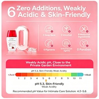 Nettoyant intime féminin biologique antibactérien à la canneberge pour femmes, formule équilibrée en pH et ingrédients naturels pour les soins quotidiens