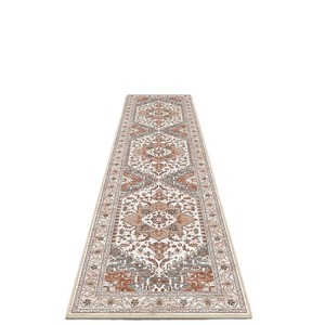 พรมปูพื้นลายเหรียญคลาสสิค Wan Xinlong ขนาด 2x8 ฟุต กันลื่น สำหรับใช้ภายนอกอาคาร เหมาะสำหรับห้องนั่งเล่นและระเบียง พิมพ์ลายคริสตัลกำมะหยี่ - Product Image 1