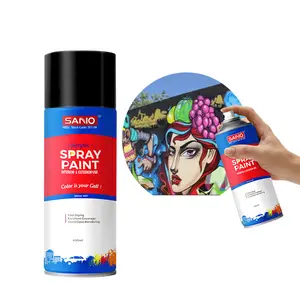 Fabrika sprey boya sıcak satış akrilik Aerosol sprey boya çok renkli grafiti sprey boya