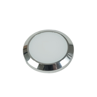 Lampe de dôme intérieure ronde à LED 12V/24V de haute qualité pour caravane, à montage en surface, avec protection UV, accessoire d'éclairage de toit pour voiture