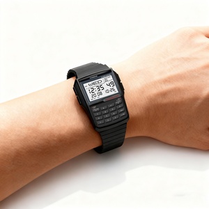 Montre multifonction pour homme, montre classique rétro pour homme, bracelet en acier inoxydable, affichage LED, montre numérique - Product Image 5