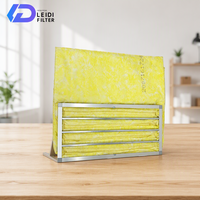 Convient pour une utilisation domestique et industrielle, y compris les machines de construction, filtre à air F8, filtre à sac, 592x592x360mm*4P