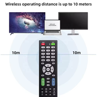 Control Remoto Universal Multifunción RM-014S Compatible con Todas las Marcas de Televisores Inteligentes LCD/LED
