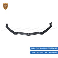 Kit carrosserie aérodynamique en fibre de carbone OEM pour Chevrolet Corvette C8 Stingray 2020-2021 : Lame avant, jupes latérales, diffuseur arrière, aileron haut