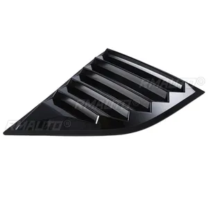 Car <b>Window</b> Shutter for Dodge Challenger 2008-2023 Rear Side <b>Vent</b> Louver XE V4 Style Cover Trim Auto Parts Glossy Black - Product Image 6