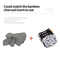 Happyflute – couche-culotte en tissu de poche lavable pour bébé, couche-culotte imperméable pour bébé, vente en gros