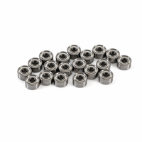 Rodamiento en Miniatura MR52 ZZ 2RS 2*5*2.5mm, Rodamiento de Bolas para Impresora 3D, Rodamiento de Bolas de Ranura Profunda, Bajo Ruido, Alta Velocidad