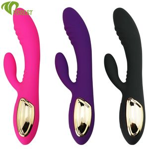 Vibratore <span class=keywords><strong>Rabbit</strong></span> a Doppia Testa TT FOREST, per Masturbazione Femminile, Ricaricabile USB, Impermeabile, Vibratore Inseribile - Product Image 6