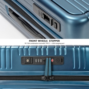 2024 nouveau voyage Durable <span class=keywords><strong>cabine</strong></span> embarquement valise ouverture avant grande capacité chariot valise bagages bagages multi-fonction sacs - Product Image 5