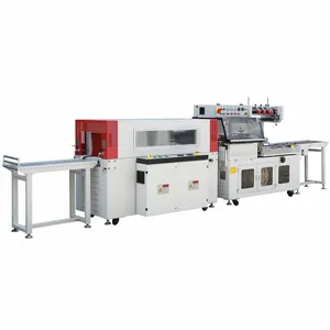 food box medical box biscuit box automatic l sealer wrap and shrink machine