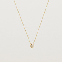 CHICNNA Collana con Ciondolo Classica in Argento S925, Elegante e Lussuosa, Placcata in Oro 18K, Gioiello Estivo, Regalo per Donne