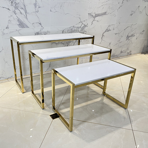 Cửa hàng thời trang cửa hàng thiết kế tổ bảng thiết lập Kim loại quần áo Giá cửa hàng phù hợp treo tường may mặc giá làm tổ hiển thị bảng - Product Image 4