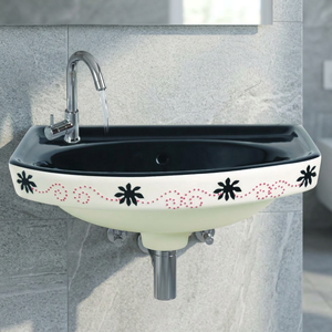 Lavabo Moderno de Cerámica para Montar en la Pared, para Uso Hospitalario, Sanitario, para Baño - Product Image 1