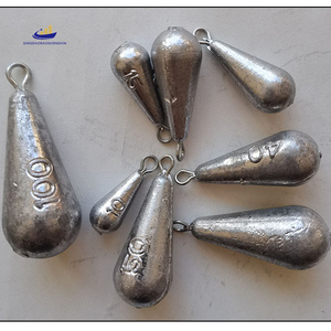 New phổ biến chì câu cá Sinker rõ ràng dấu hiệu cho dễ dàng trọng lượng lựa chọn mạ kẽm câu cá Sinker - Product Image 1