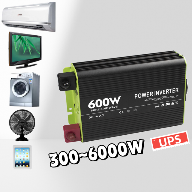 600W 700W 800W 1200W Power Inverter DC to AC 12V 24V 110V 220V 230V Inversor for RV