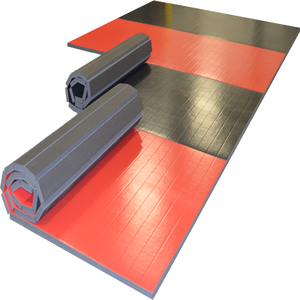 Proveedor de alfombrillas enrollables, alfombrillas de superficie Jiujitsu Bjj, alfombrillas enrollables de varios espesores, alfombrillas de lucha de vinilo de PVC enrollables - Product Image 1