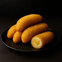산콴 급속냉동 간식 바삭바삭한 바나나 모양의 달콤한 찹쌀떡 도매 중국식 딤섬 300g 포장