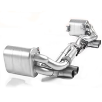 Système d'échappement Catback à double sortie avec soupapes en acier inoxydable pour Porsche 911 991.1 Carrera 2012-2016