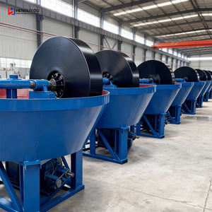 Molino de Bandeja Húmeda de Ahorro Energético para Minería de Oro, Adecuado para Plantas Mineras Pequeñas y Medianas, Funcionamiento Continuo 24 Horas - Product Image 3