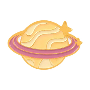 Broche de desenho animado para mulheres, lenço de metal com alfinetes e botões, cor planetário, estrelas do espaço, mochila infantil esmaltada - Product Image 6