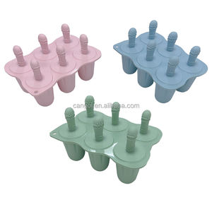 ชุดเครื่องมือทำไอศกรีมขนาดเล็ก6ช่องแบบใช้ซ้ำได้ซิลิโคนไม่มีสาร BPA สำหรับเด็กวัยหัดเดินชุดเครื่องมือทำไอศกรีมเป็นมิตรกับสิ่งแวดล้อม - Product Image 2