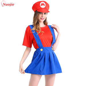 Offre Spéciale Enfants Drôle Cosplay Costume Adulte Super <span class=keywords><strong>Mario</strong></span> <span class=keywords><strong>Luigi</strong></span> Frères Plombier Fantaisie Robe Vêtements de Performance// - Product Image 6