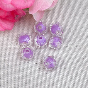 Acrylic Square Beads 8mm Blue Loose Beads For DIY <b>Bracelets</b> Necklaces Jewelry Making Accessories Yiwu Origin Summer 2023 - Product Image 4
