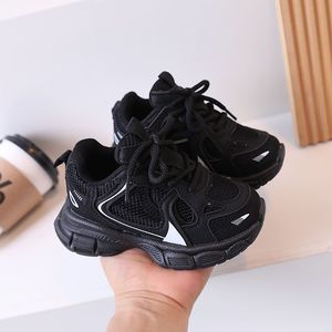 Çocuk Sneakers erkek çocuk spor ayakkabılar koşu gündelik ayakkabı nefes çocuk moda ayakkabılar düz koşu ayakkabıları - Product Image 5