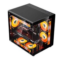 Boîtiers et tours d'ordinateur de jeu LY MATX, boîtier PC en gros, boîtier de jeu PC prenant en charge le refroidissement par eau
