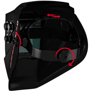 TRQ oscurecimiento automático personalizado soldadura capucha cascos En379 con rango <span class=keywords><strong>de</strong></span> sombra ajustable 9-13 - Product Image 5