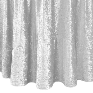 लक्जरी पॉलिएस्टर मखमली टेबल कपड़े राउंड बहु-रंग रेस्तरां मखमल टेबल कपड़े गोल मेज शादी के लिए - Product Image 5