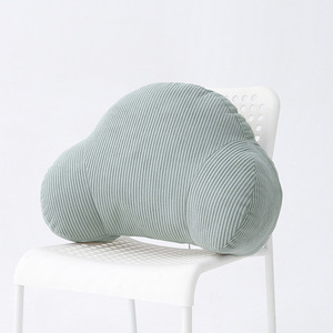 Nouvel Arrivage 2026 – <span class=keywords><strong>Coussin</strong></span> <span class=keywords><strong>de</strong></span> Soutien Lombaire Multifonctionnel en Velours Côtelé Tressé en Forme <span class=keywords><strong>de</strong></span> Nuage pour le <span class=keywords><strong>Dos</strong></span>, Idéal pour le Bureau, la Maison et le Canapé - Product Image 4