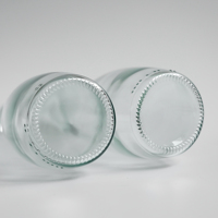 Bouteille en verre pour boissons, eau minérale, lait, jus, de qualité alimentaire, 300 ml, 290 ml, transparente, avec couvercle