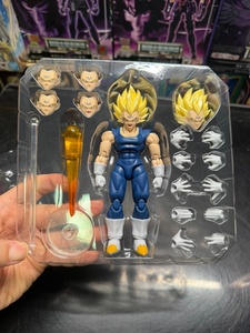 En Stock: Figura de Acción de PVC de Vegeta Majin Super Saiyan SSJ con Daños de Batalla y Poder Máximo de Black Hole Toys TK - Modelo de Juguete de Anime, Regalos - Product Image 5