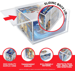 Caja Protectora Acrílica para Elite Trainer Box (ETB) Personalizada - Portátil, Ligera, Ecológica e Impermeable - Product Image 2
