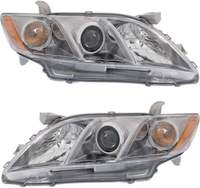 2007-2009 untuk LE XLE 12V OEM Remanufaktur 70W 6000K 4000 Lm LED Pengganti Lampu Depan Halogen Sepasang Set Pengemudi/Penumpang