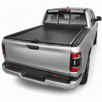 Couverture de benne de camion enroulable rigide en aluminium anti-pincement manuelle pour GMC Sierra 1500 6FT OEM ODM