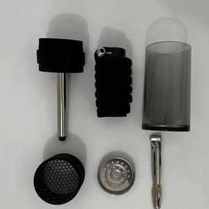 सर्वश्रेष्ठ पोर्टेबल कार हुक्का छोटे चिचा पोर्टेबल ट्रैवल कप सेट कार शिशा को एल्यूमीनियम चारकोल धारक के साथ - Product Image 2