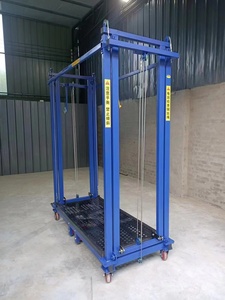 2-12 м, 500 кг, электрические мобильные строительные леса, Складная портативная подъемная платформа с дистанционным управлением для работы, другие лестницы и строительные леса - Product Image 4