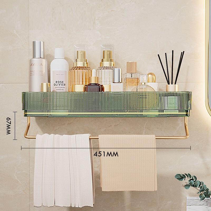 Clear green - towel rod