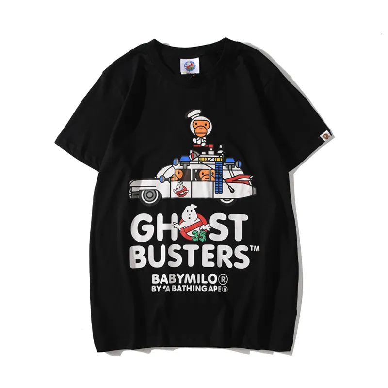 HDCP1525 New men summer apparel fashion print man tshirt Ghostbusters loose man tshrits