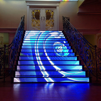 Bestseller Einfache Installation Video Interaktive Tanz matte LED-Bodenplatte mit komfortablem Boden display