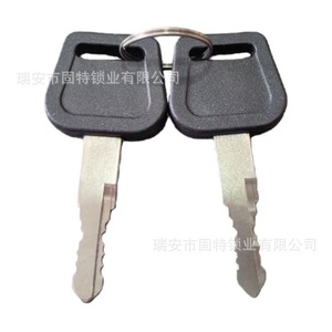 Hanyang Truck Fuel Tank <b>Cap</b> <b>Key</b> Black Polyoxymethylene For Mingyu Ruiwo Forklift M70 - Product Image 1