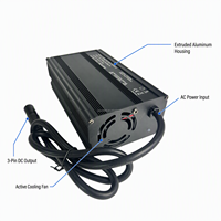 Chargeur de batterie pour vélo et trottinette électrique en alliage d'aluminium professionnel Joyun Heavy Power 900W, fabricant ODM personnalisé