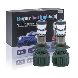 ไฟโปรเจคเตอร์ LED คุณภาพสูง <span class=keywords><strong>T8</strong></span> <span class=keywords><strong>Plus</strong></span> H11 แบบลำแสงคู่สำหรับรถยนต์ 24V 9005 เลนส์เลเซอร์ ไฟหน้า 6500K ชิป LED Hilux VW รุ่นใหม่ - Product Image 1