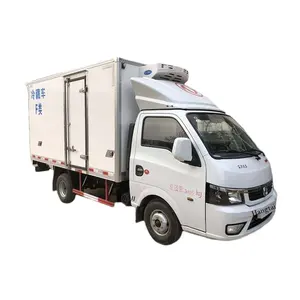 Meilleure vente 4x2 LHD Diesel carburant viande conservation des aliments réfrigérateur camion Van réfrigération Transport