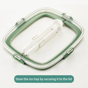 Contenedor de Almacenamiento de Hielo Portátil de 5L, Cubo de Hielo <span class=keywords><strong>con</strong></span> <span class=keywords><strong>Tapa</strong></span> y Pinzas, Bandeja para Cubos de Hielo <span class=keywords><strong>Grandes</strong></span> Sellada para Baño de Hielo - Product Image 5