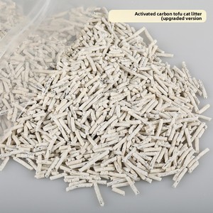 Approvisionnement immédiat de litière pour chat en tofu de qualité III, saveurs variées, agglomération rapide, désodorisante, granulés blancs, 10 kg - Product Image 4